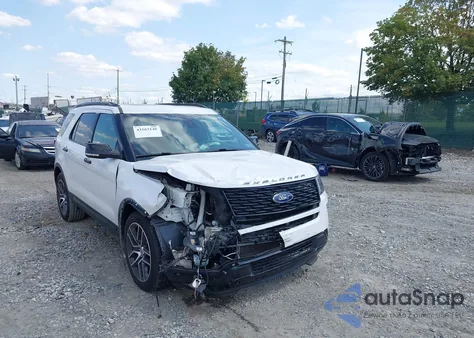 2018 Ford Explorer Sport из США, поврежденный, VIN 1FM5K8GT4JGC61828